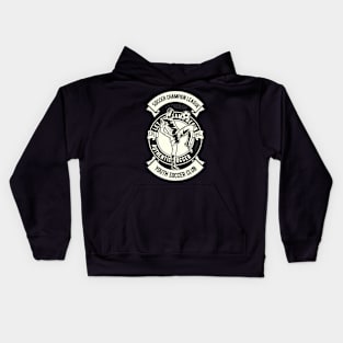 Soccer Champion League, Vintage Retro Classic Kids Hoodie